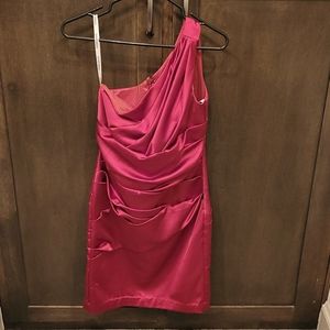 David's bridal red dress